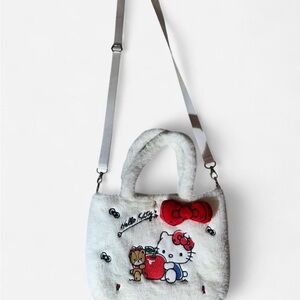 Hello Kitty White Plush Shoulder Bag